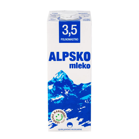 Trajno mlijeko, 3,5% m.m.