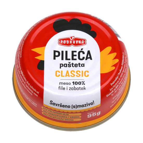 Pašteta, odabrane vrste
