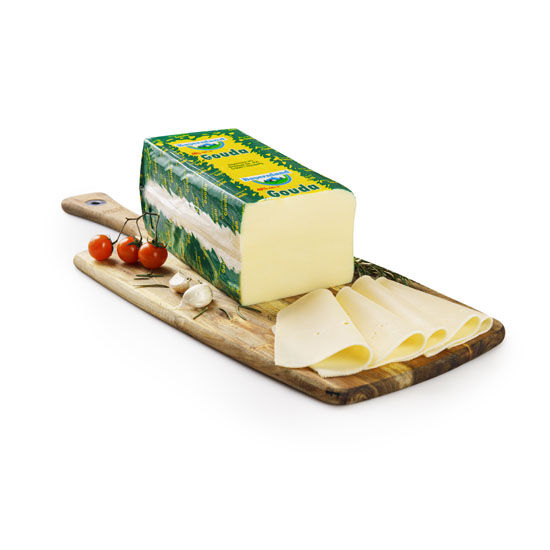 Gouda, polutvrdi sir, 48% m.m.