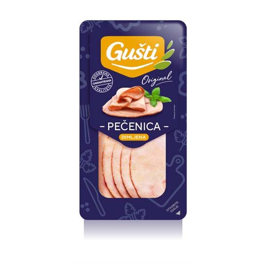Dimljena pečenica, polutrajni narezak