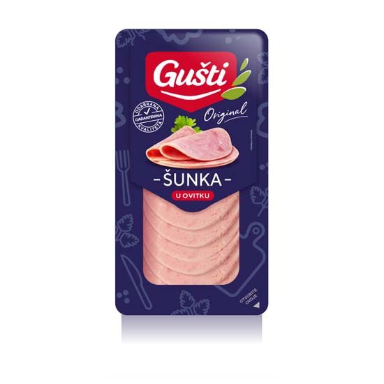 Šunka u ovitku, polutrajni narezak