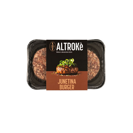 Burger junetina, svježe