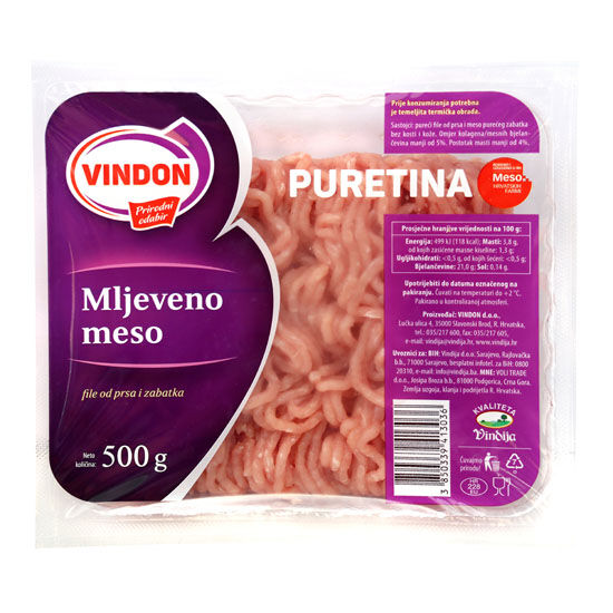Pureće mljeveno meso, svježe