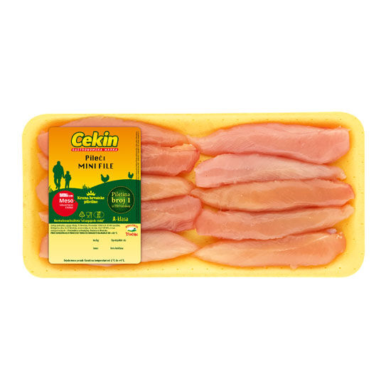 Pileći mini file, na podlošku, svježe