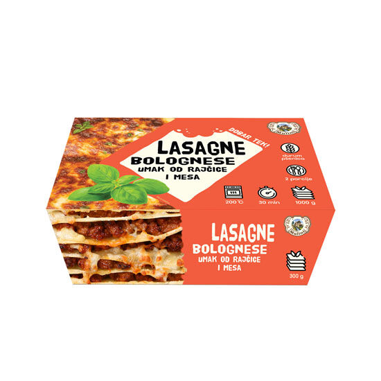 Lasagne Bolognese, svježe