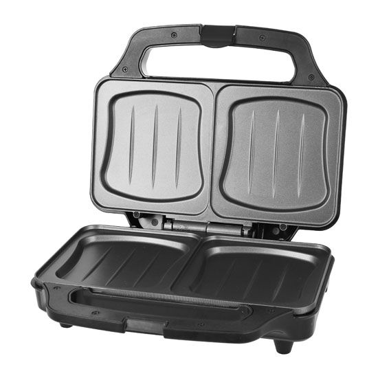 Sendvič toster, preklopni, za 2 sendviča, 900 W