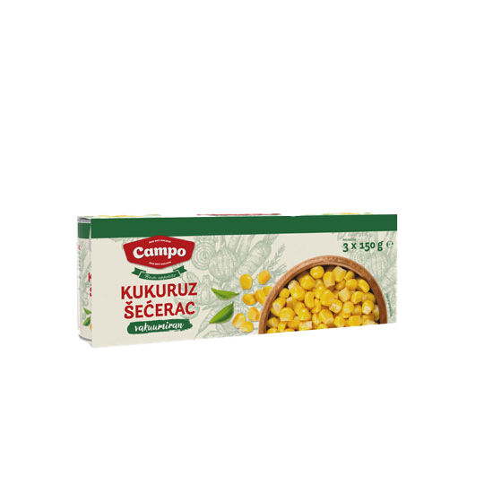 Kukuruz šećerac 3x150 g, *ocijeđene mase 420 g