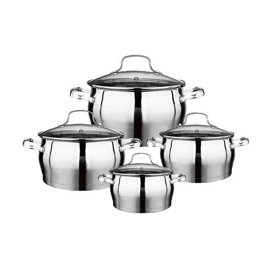 Set posuda za kuhanje, dimenzija 16, 20, 24 i 28 cm