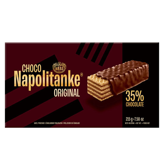 Napolitanke prelivene čokoladom