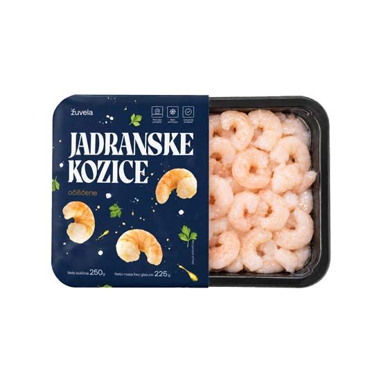 Jadranska kozica ociscena