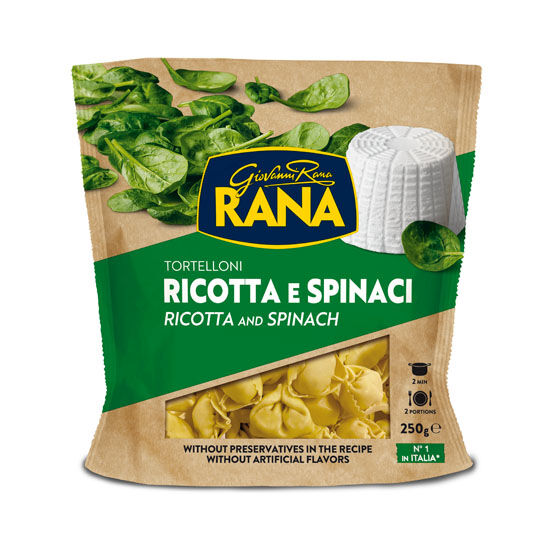 Tortelini ricotta - špinat