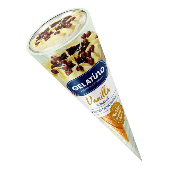 Sladoled kornet vanilija