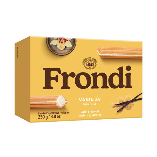 Vafel prutići, punjeni, odabrane vrste