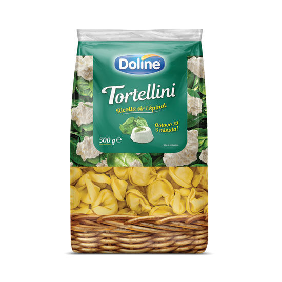 Tortelini ricotta - špinat