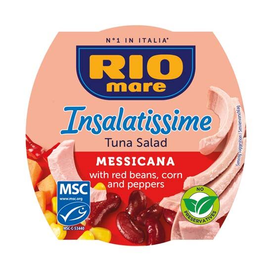 Tuna salata, razne vrste