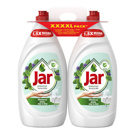 Deterdžent za ručno pranje posuđa, menta 2x1,35 l