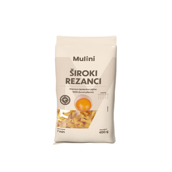 Tjestenina rezanci, razne vrste