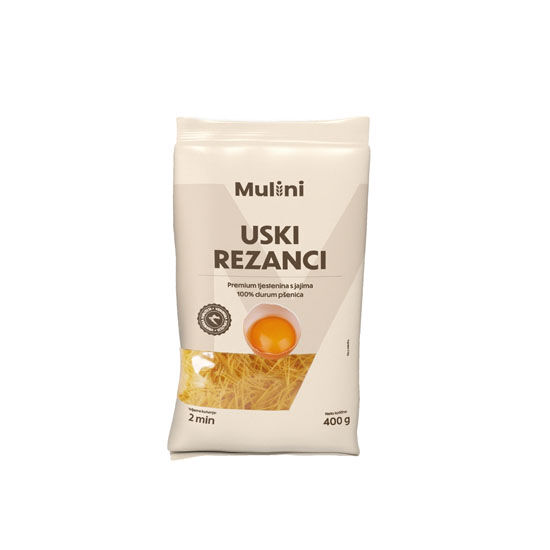 Tjestenina rezanci, razne vrste