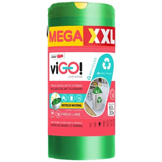 Vrećice za smeće, mirisne, XXL, zapremnina 60 l