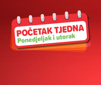 Od ponedjeljka 5.5. do utorka 6.5.