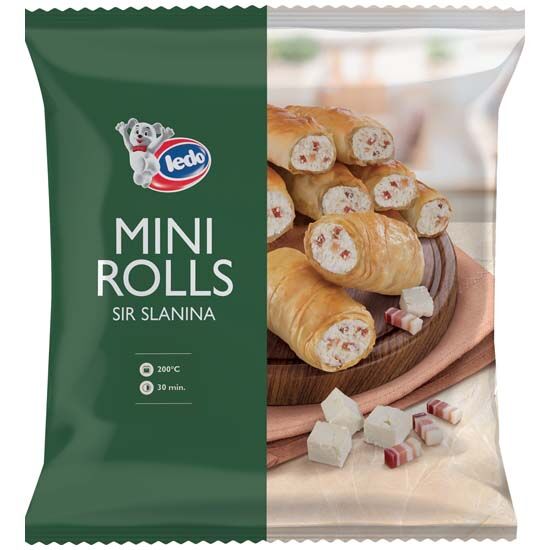 Mini rolls, sir-slanina, smrznuto