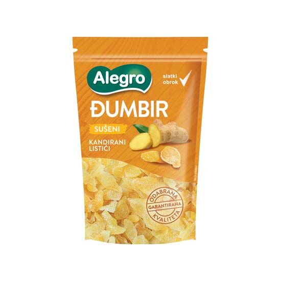 Đumbir kandirani listići