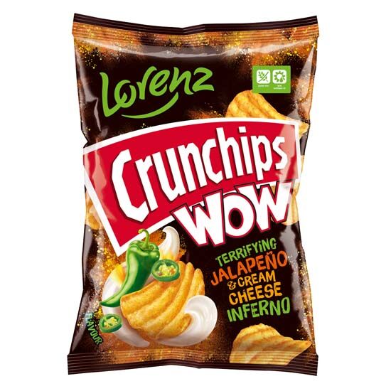 Čips, Crunchips, odabrane vrste