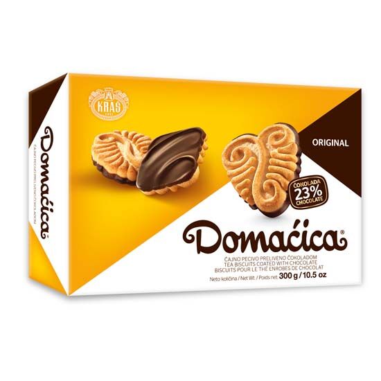 Keks,  preliven čokoladom, odabrane vrste