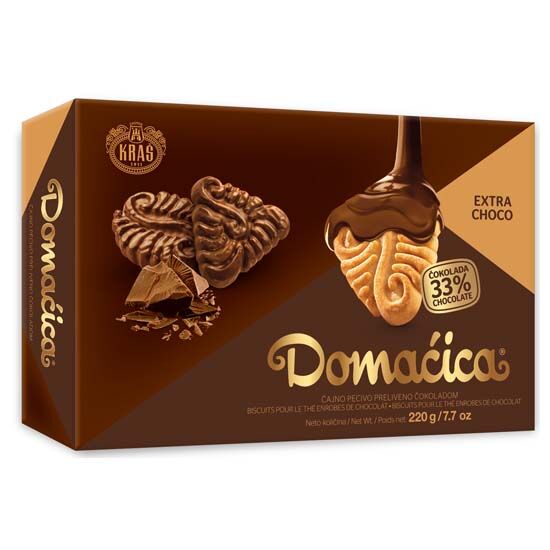 Keks,  preliven čokoladom, odabrane vrste