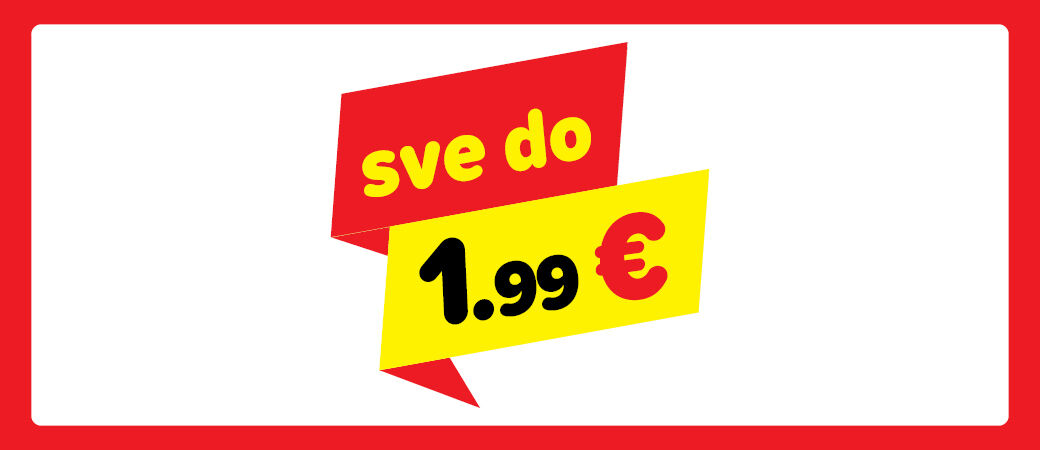 Sve do 1,99 €