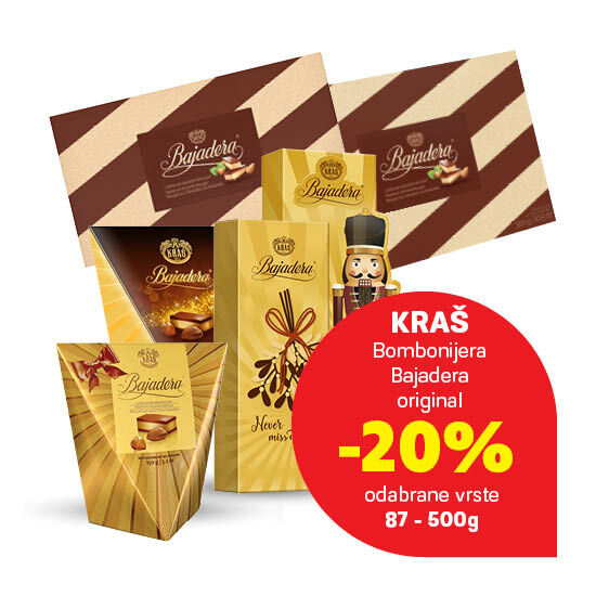 Sniženje Kraš bombonjera Bajadera