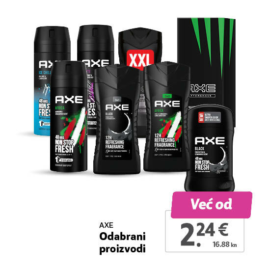 Axe odabrani proizvodi