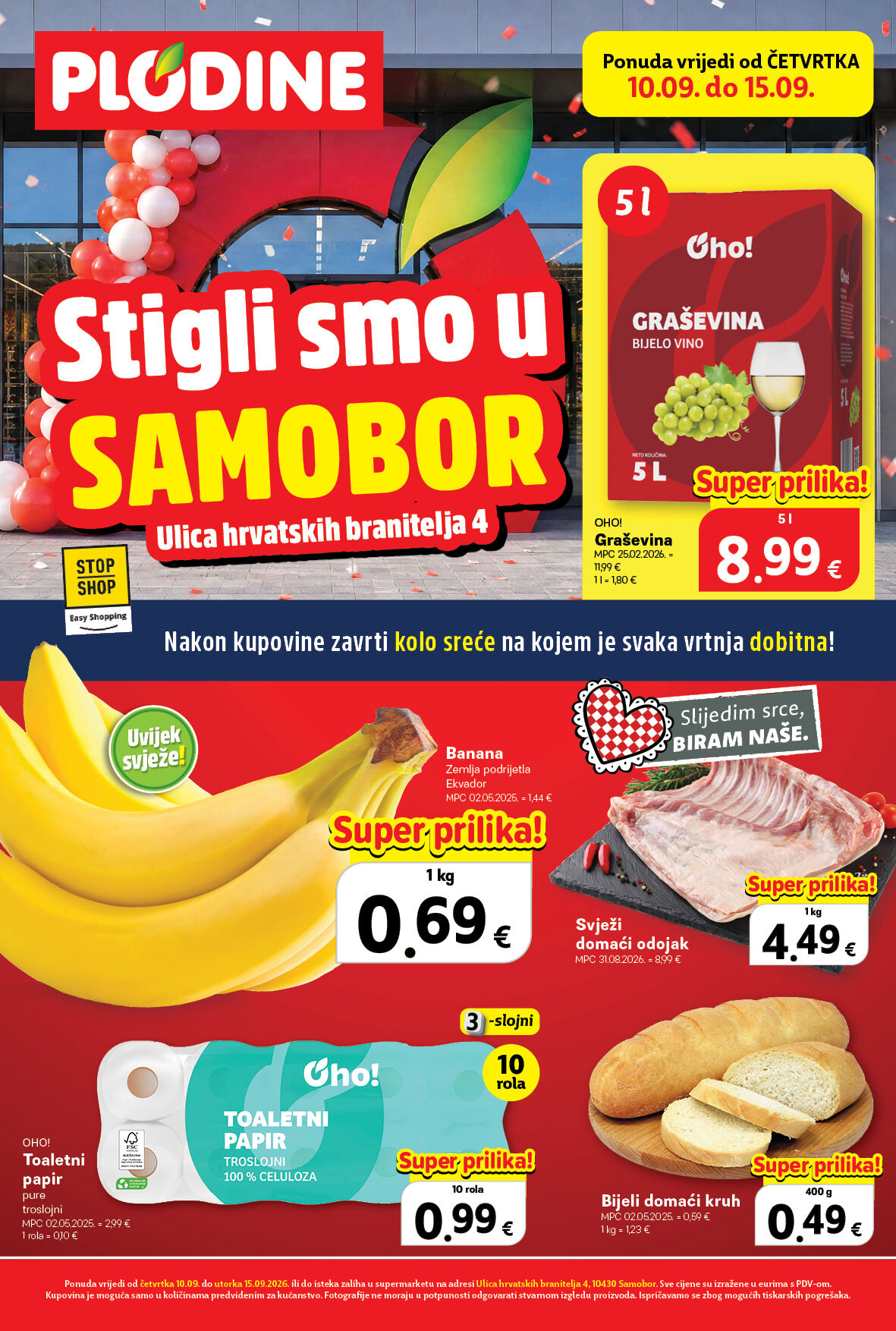 KATALOG OTVORENJA SAMOBOR  - 10.09.-15.09
