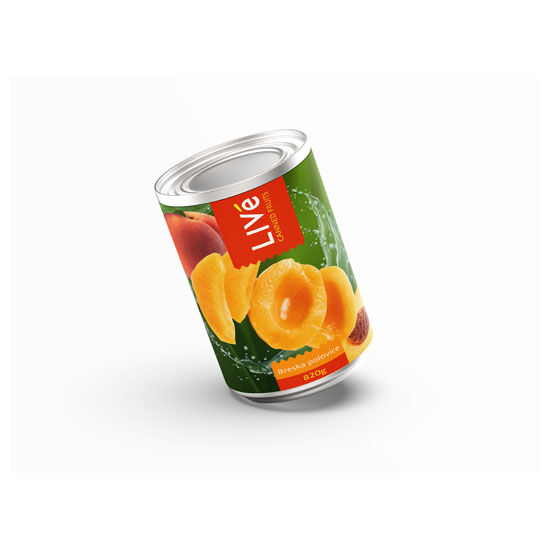 Kompot breskva polovice