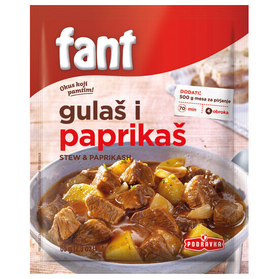 Fant, odabrane vrste