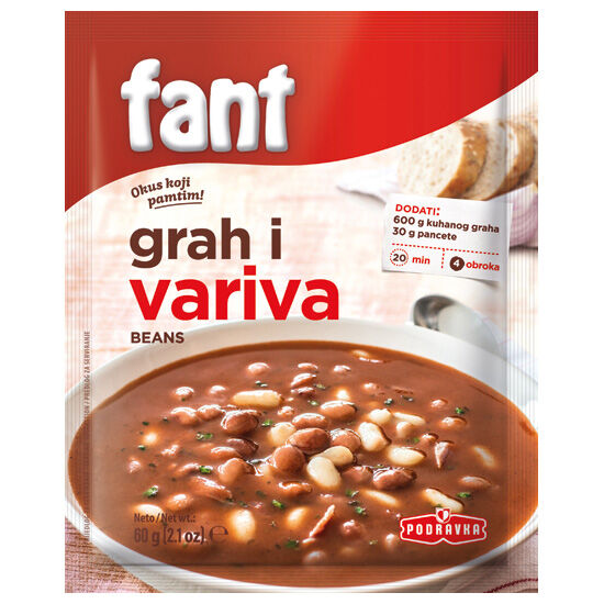 Fant, odabrane vrste