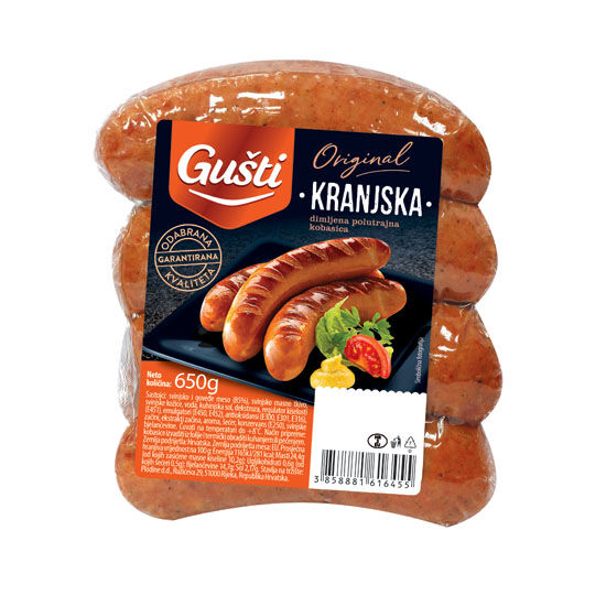 Kranjska kobasica, polutrajni proizvod