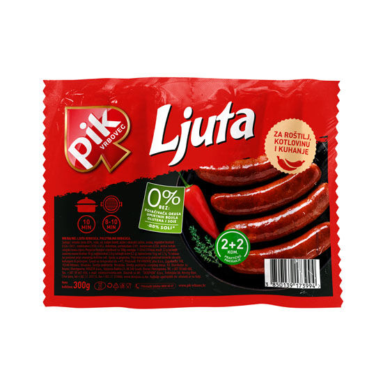Ljuta kobasica, polutrajni proizvod
