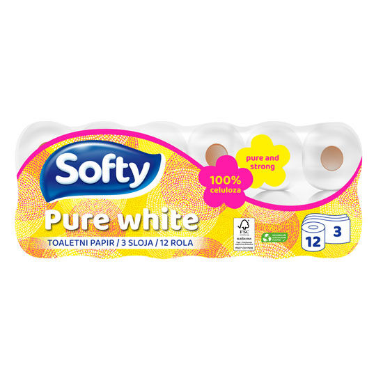 Toaletni papir, Pure White troslojni