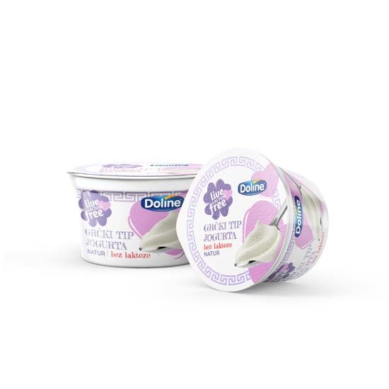 Grčki jogurt bez laktoze, natur