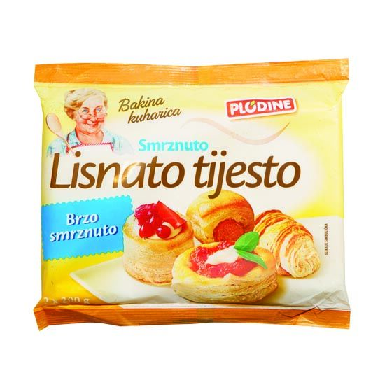 Lisnato tijesto smrznuto