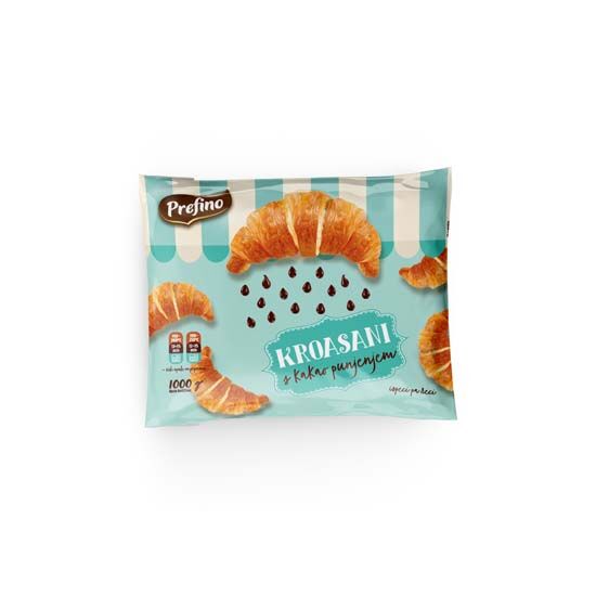 Kroasani sa kakao punjenjem, smrznuto