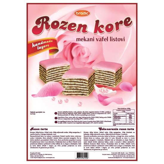 Kore za kolače rozen