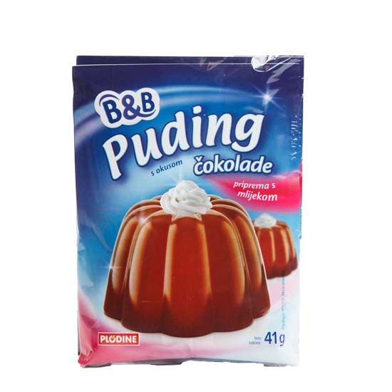 Puding čokolada