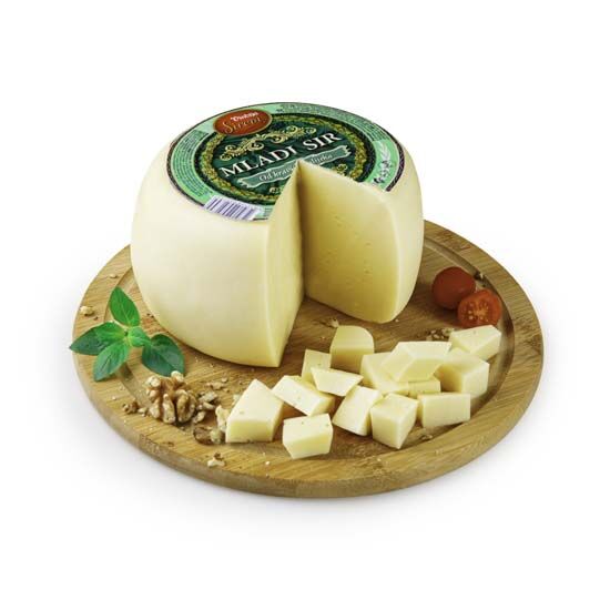 Mladi polutvrdi sir od kravljeg mlijeka 45% m.m.