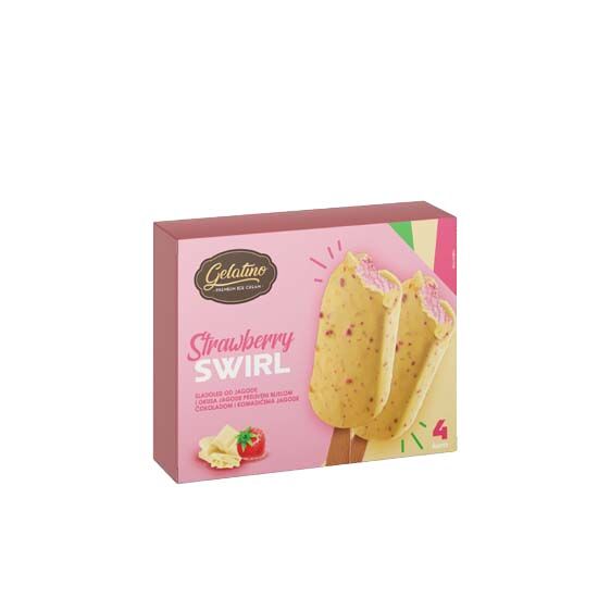 Sladoled strawberry swirl