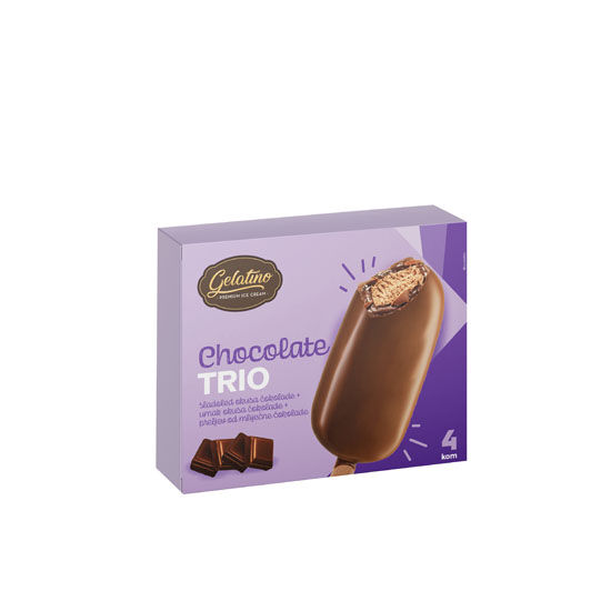 Sladoled Chocolate trio