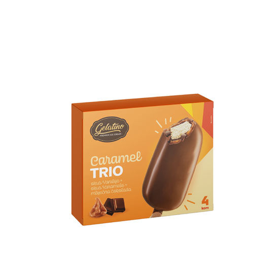 Sladoled Caramel trio