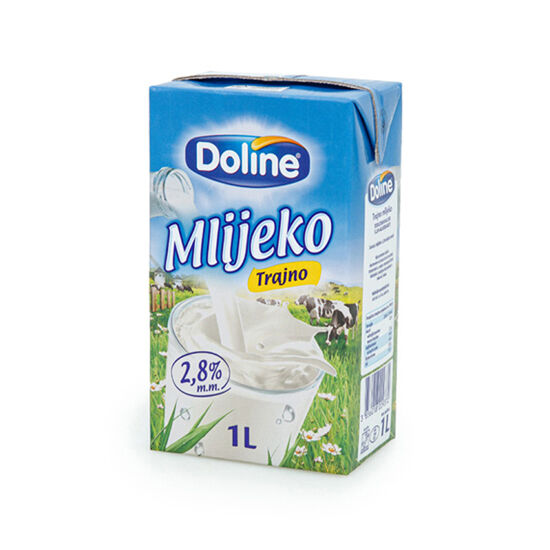 Doline, Trajno mlijeko 2,8% m.m.