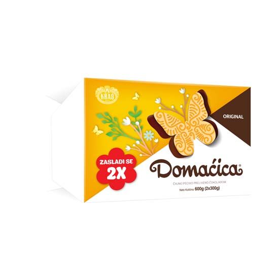 Keks, preliven čokoladom